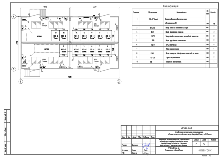 План кабельных трасс и размещения оборудования - обязательный чертеж в составе строительного проекта