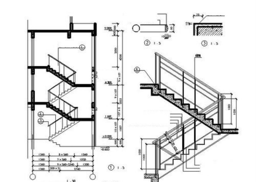 конструкции лестниц общественных зданий