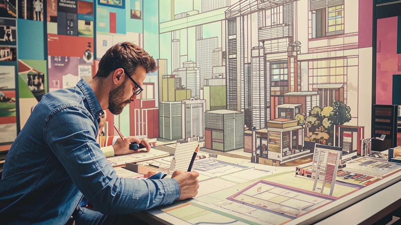 Эскизное проектирование. Разработка эскиза, формирование планировки, внешнего вида здания