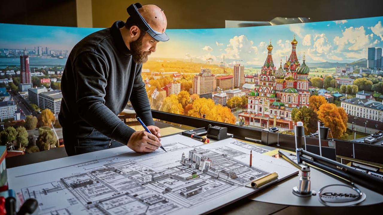 Эскизное проектирование. Разработка эскиза, формирование планировки, внешнего вида здания