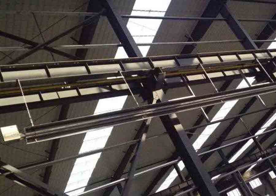 ИК газовые панели для отопления склада