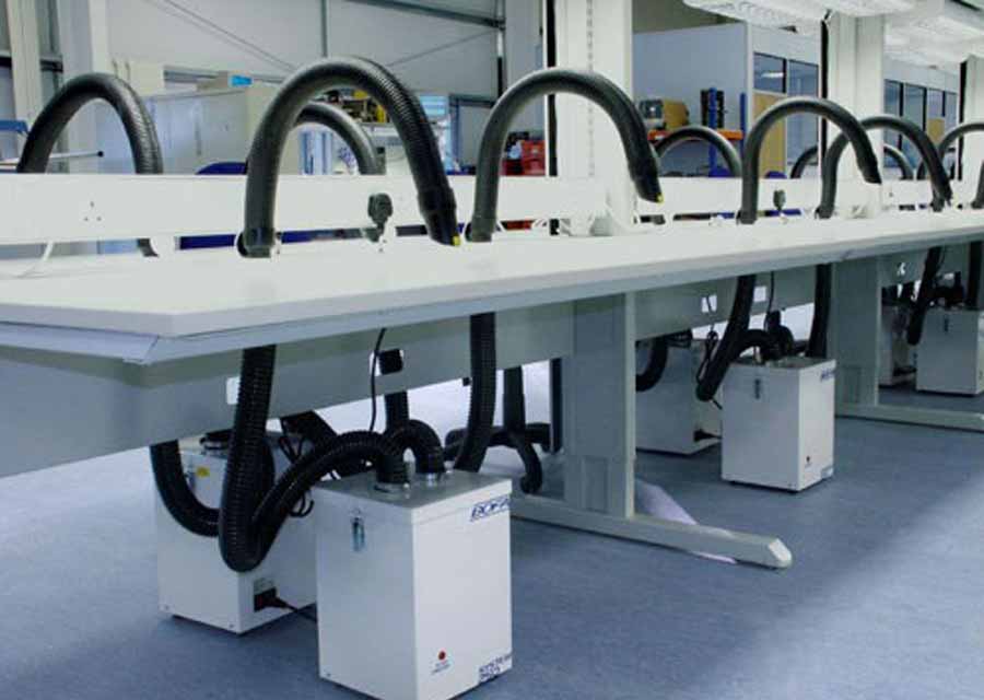 блок современного дымоуловителя